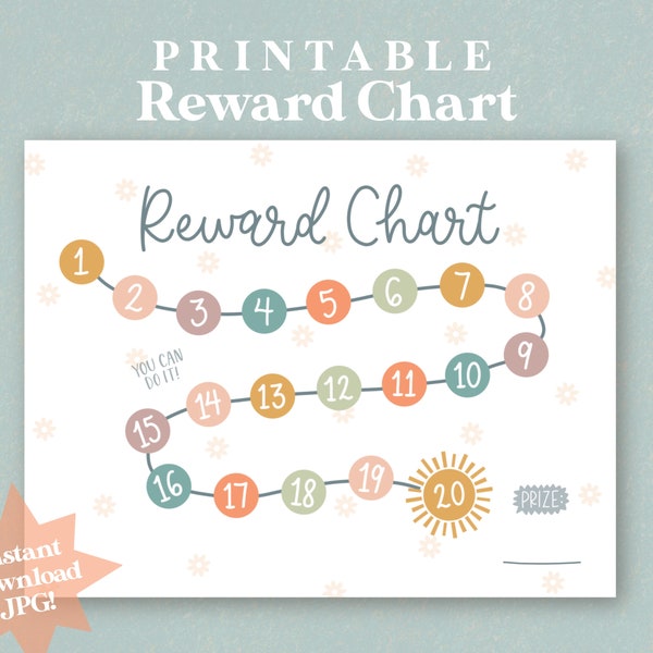 Druckbare Belohnungstabelle | Kinder Sticker Chart, Preisliste, Belohnungssystem