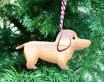 Adorno Dachshund / Perro Navidad / Simpatía / Decoración / Knickknack / Regalo / Celebración / Fiesta del Perro / Doxle Dorgi Wiener Papshund Doxbull