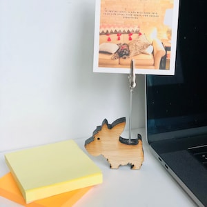 Westie geformt Polaroid Bild Foto Halter / Clip / Memo Tischnummer / Platz Karte Stand / Note Halter / Klemme / Hund Post es Hinweis Halter