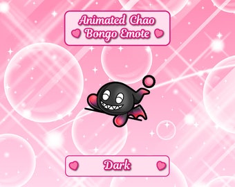 Animated Dark Garden Pet Bongo Emote | For Twitch Streams and Discord Servers