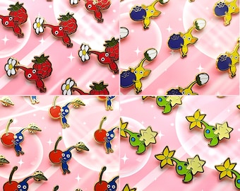 Plant Buddies Carrying Fruit Hard Enamel Pins | For ita bags, backpacks, purses, shirts, lanyards, pin displays