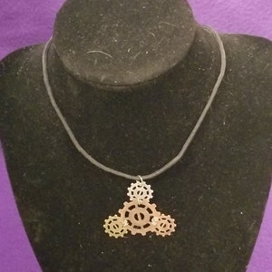 Cog Triquetra Necklace