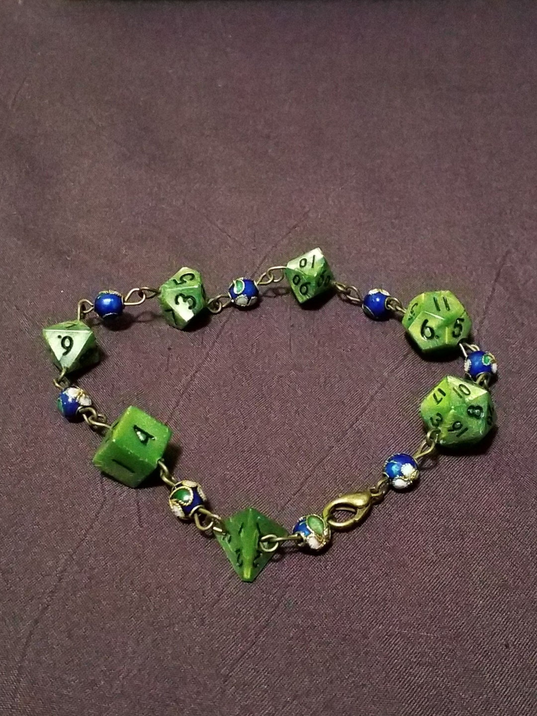 Silver Dice Bracelet main image 1