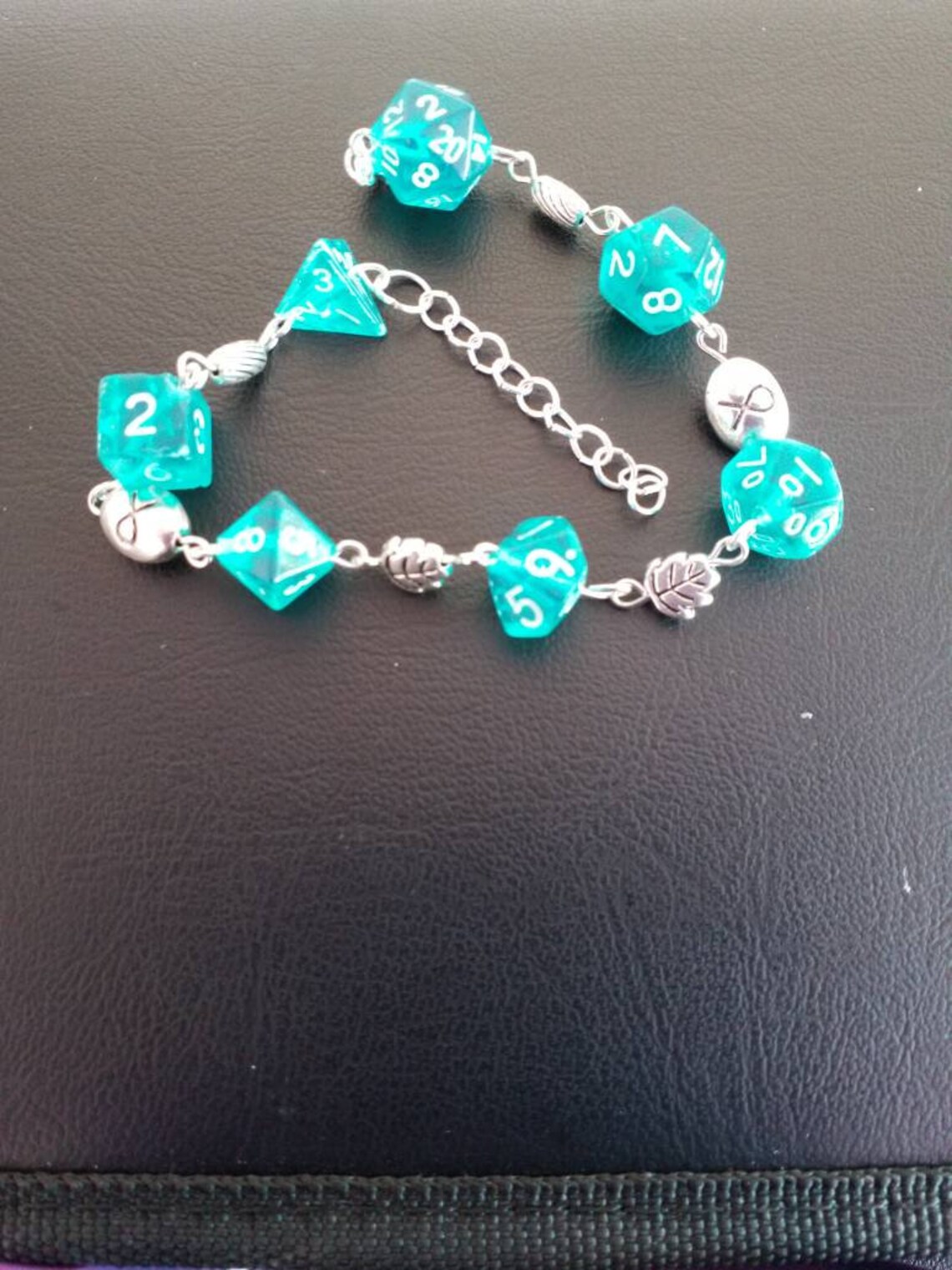 Mini Dice Bracelet clear Etsy