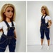 Teresa Quick reviewed Barbie clothes - Barbie Jeans - Denim overalls for curvy Barbie doll (Curvy Fashionista, Curvy Made to Move)