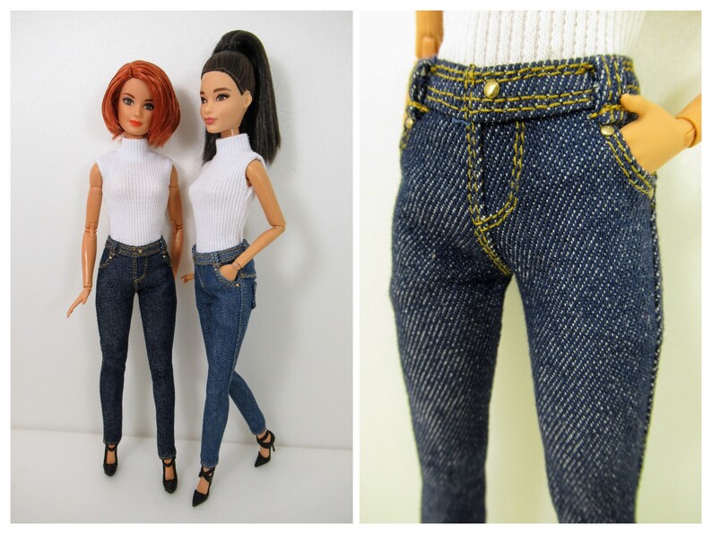 barbie with jeans