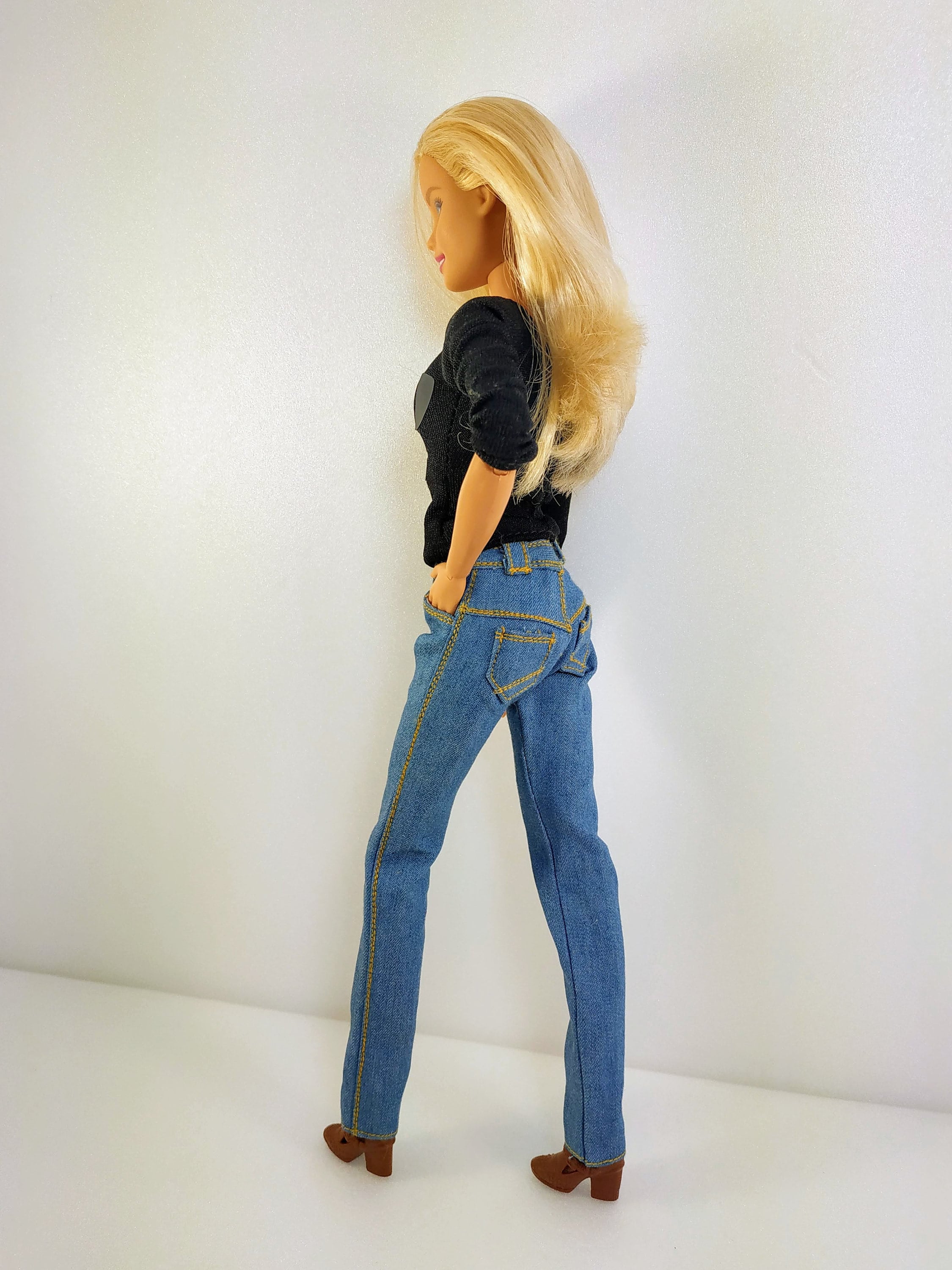 Barbie clothes Barbie Jeans Denim pants for Barbie doll M2M Etsy