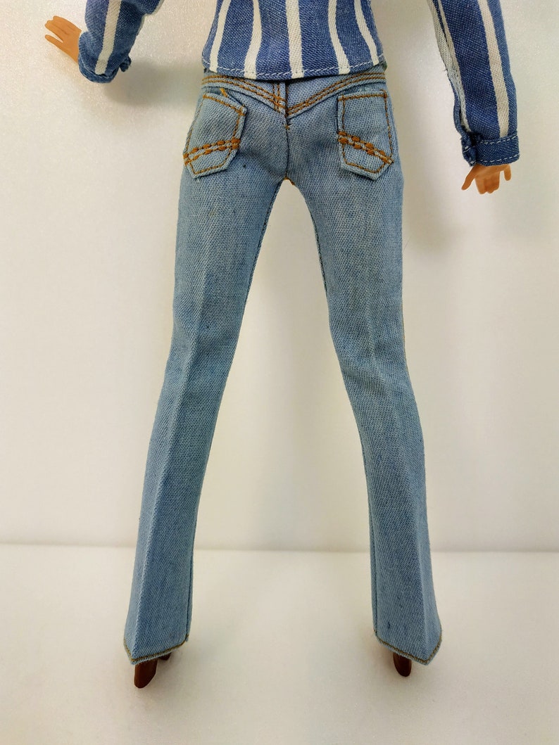 Barbie clothes Barbie Jeans Denim pants for Barbie doll M2M | Etsy