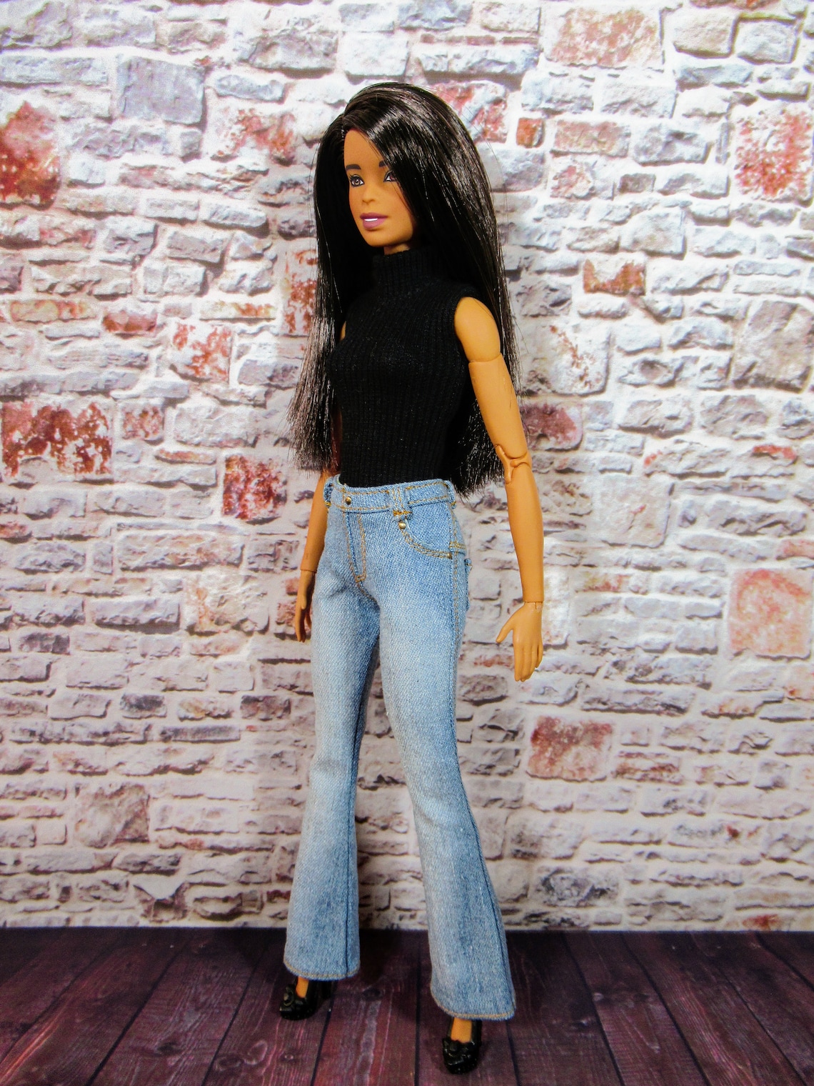 Barbie clothes Barbie Jeans Denim pants for Barbie doll | Etsy