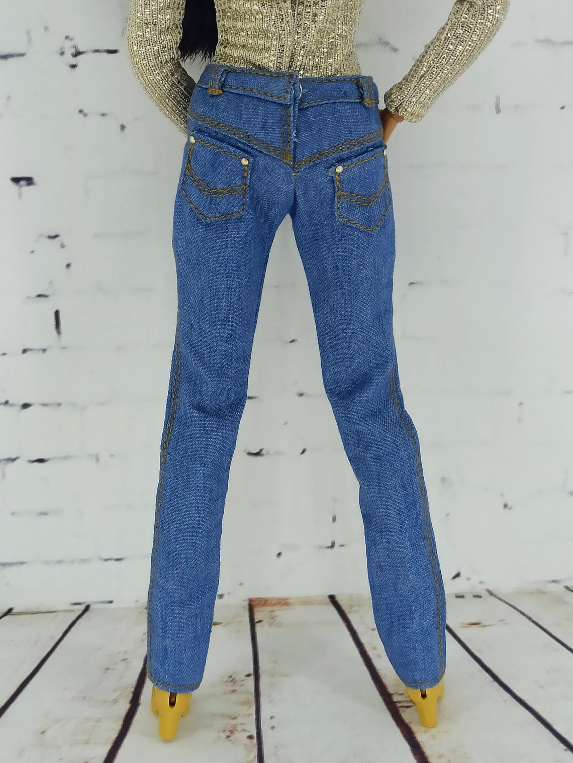 Barbie clothes Barbie Jeans Denim pants for Barbie doll M2M | Etsy