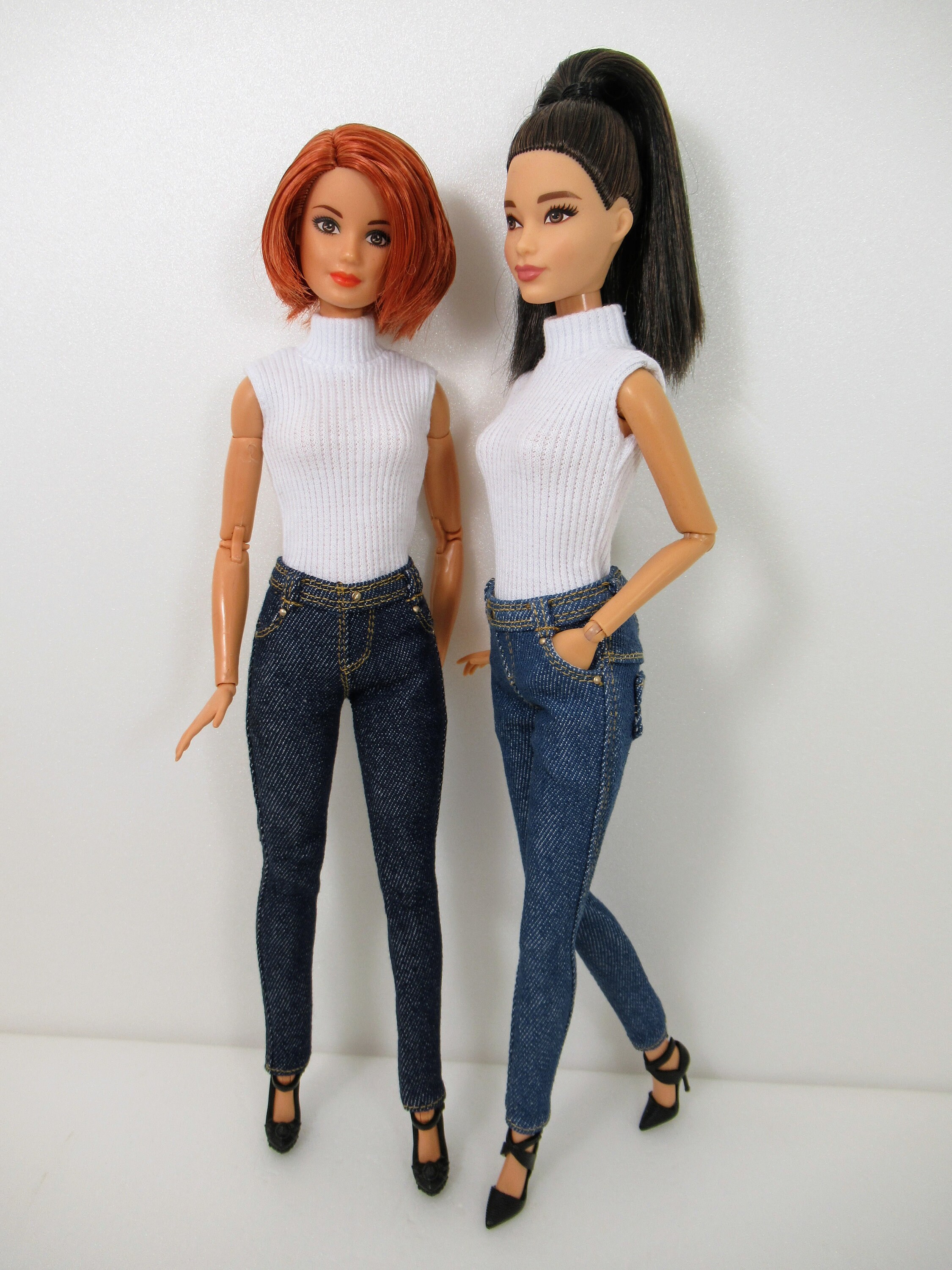 Barbie clothes Barbie Jeans Denim pants for Barbie doll M2M Etsy