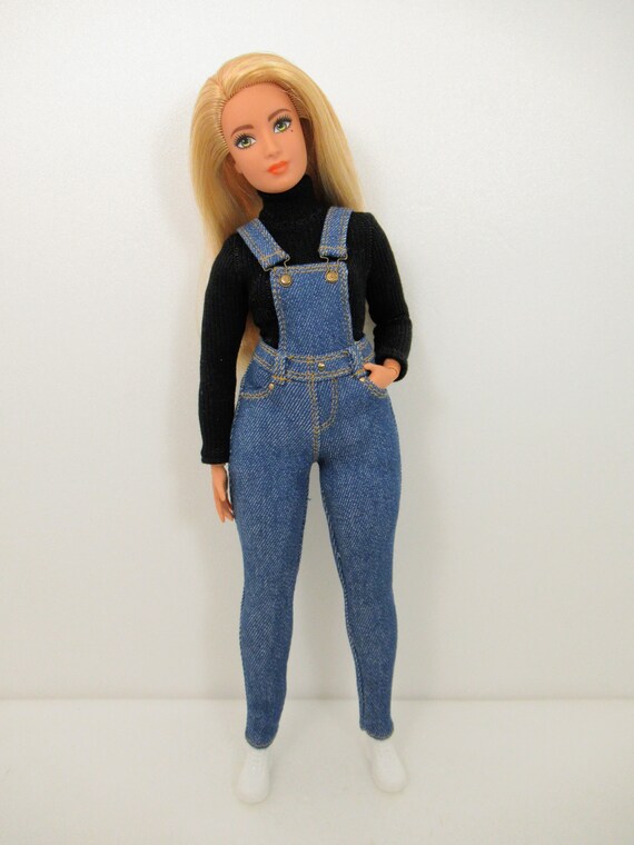 *Original Barbie Curvy Kleidung*Süßes Jeanskeid*