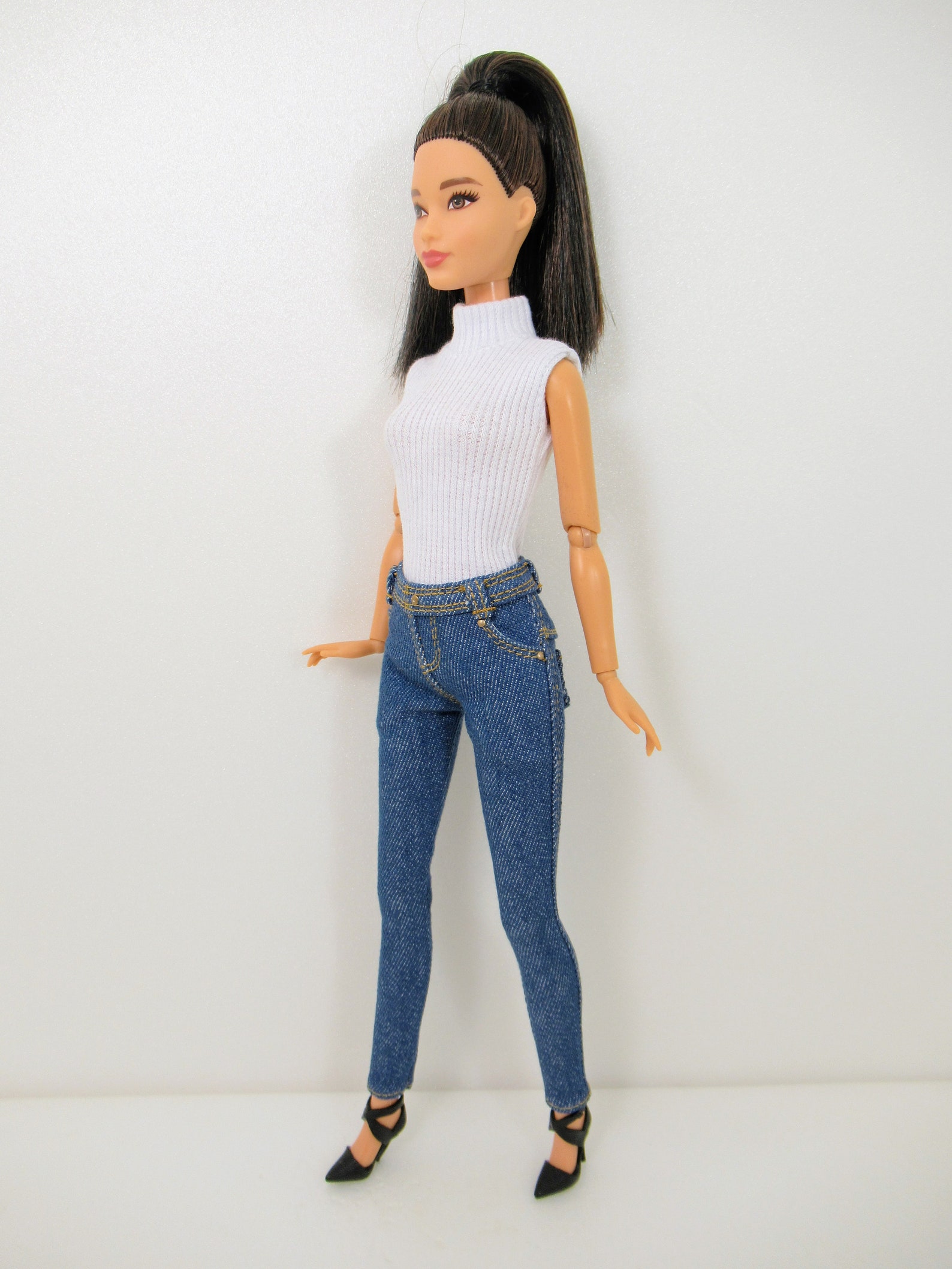 Barbie clothes Barbie Jeans Denim pants for Barbie doll M2M Etsy