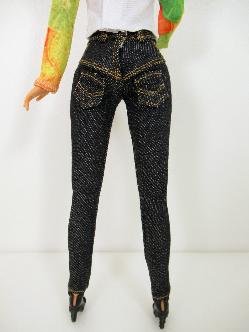 Barbie clothes Barbie Jeans Denim pants for Barbie doll M2M Etsy