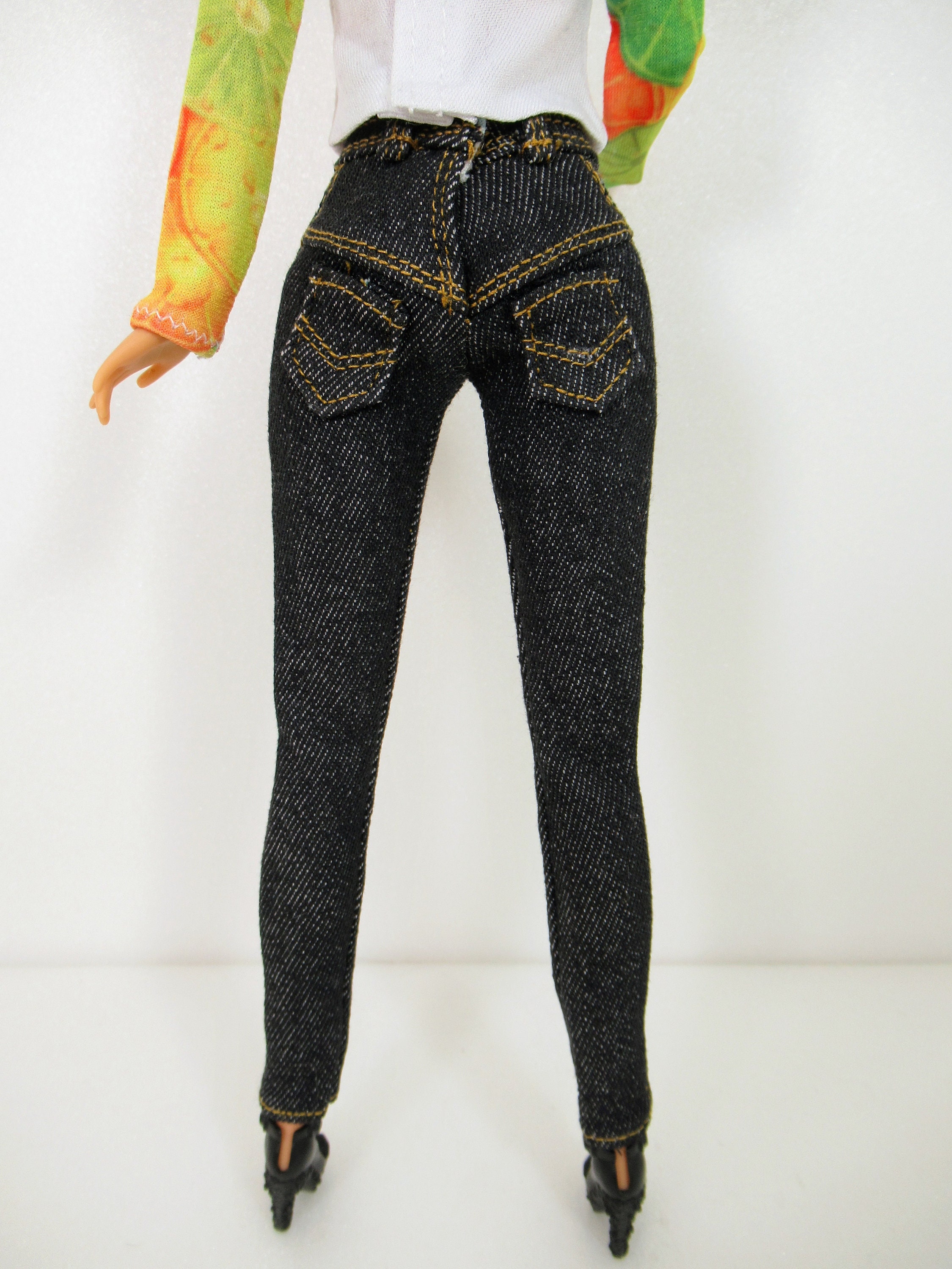 Barbie clothes Barbie Jeans Denim pants for Barbie doll M2M | Etsy