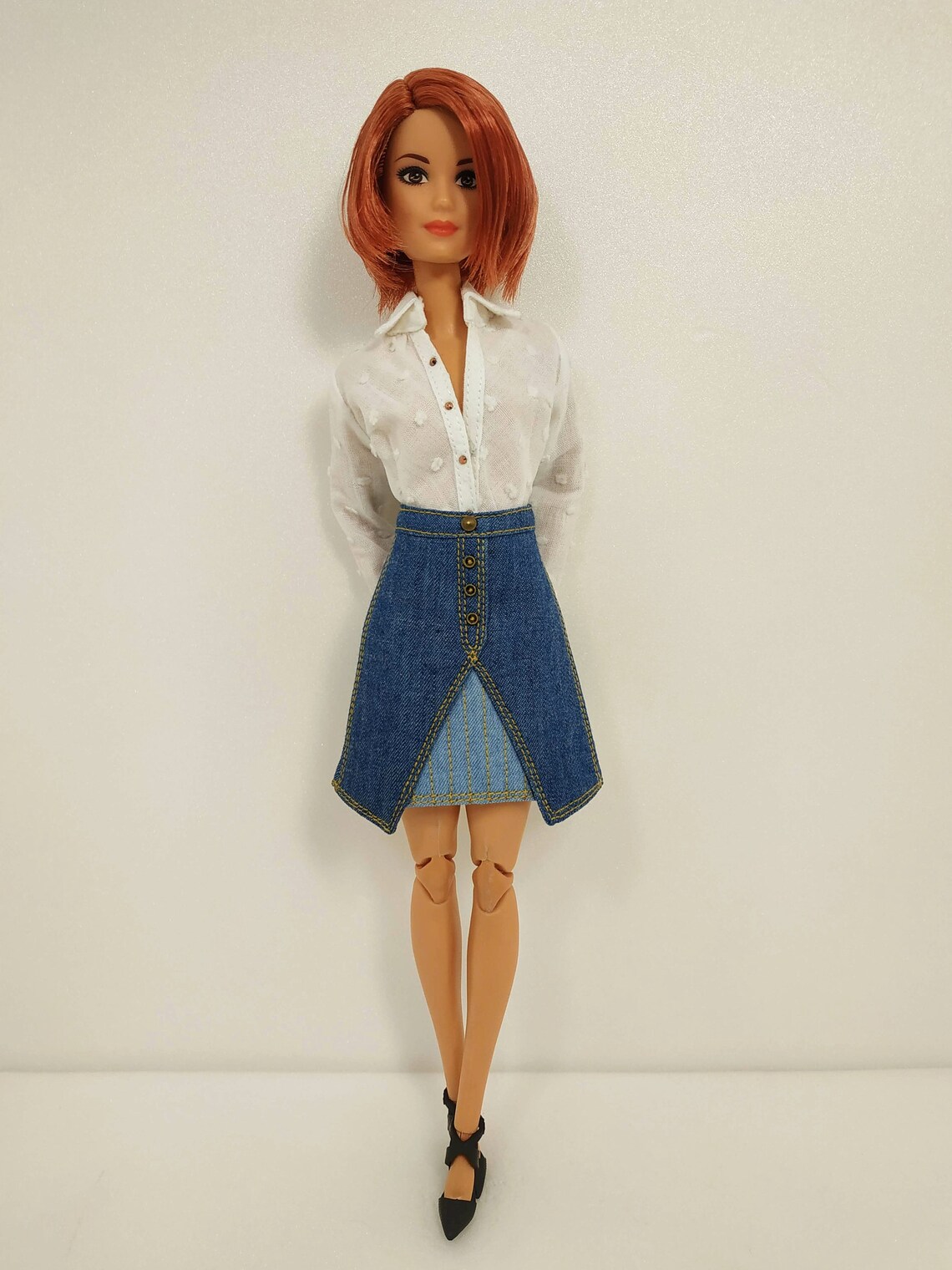 Doll Clothes Barbie Clothes Barbie Jeans Navy Blue Denim | Etsy