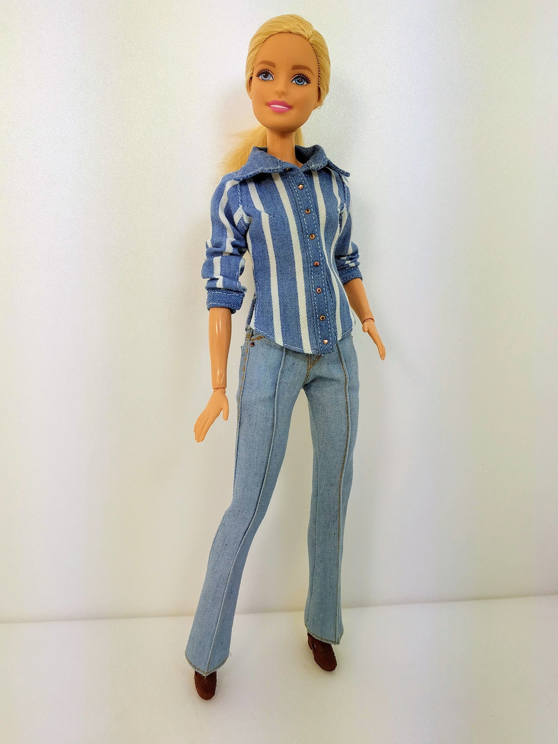 Barbie clothes Barbie Jeans Denim pants for Barbie doll M2M Etsy