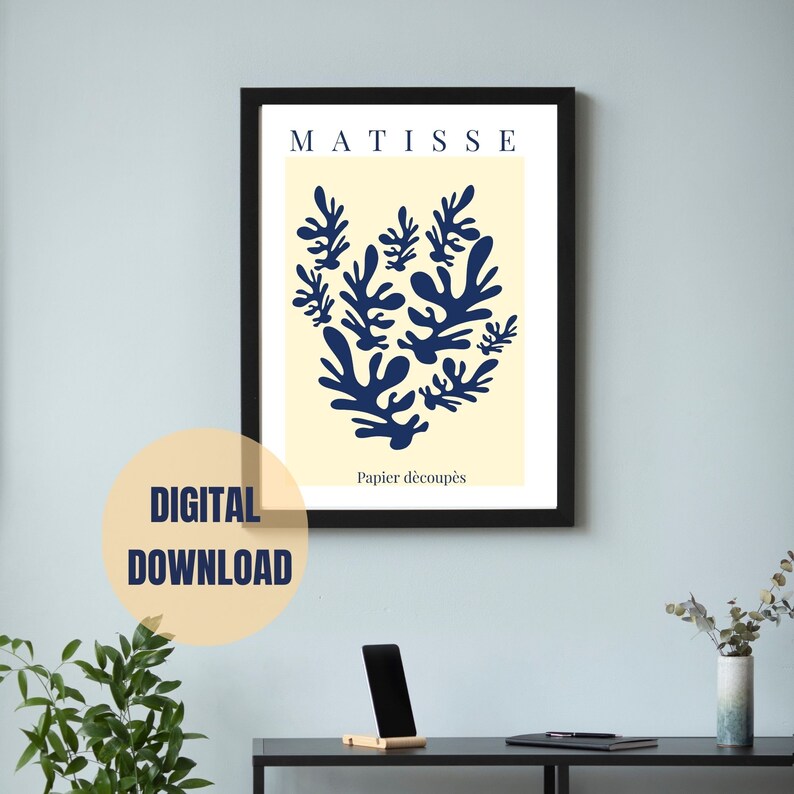Matisse Posters Printable Matisse Matisse Cut Outs Matisse Etsy