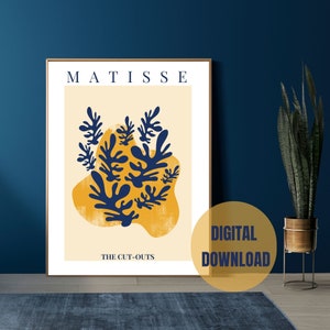 Matisse Poster,Matisse, Matisse Cut Out, Matisse Wall Art, Matisse Download, Henri Matisse Print, Henri Matisse Poster, Printable Art Poster