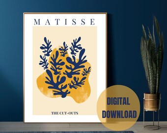 Matisse Poster,Matisse, Matisse Cut Out, Matisse Wall Art, Matisse Download, Henri Matisse Print, Henri Matisse Poster, Printable Art Poster