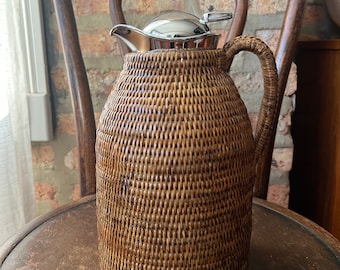 Vintage ‘Pronto’ Rattan Wrapped Carafe by Ola Olsson for XTRA