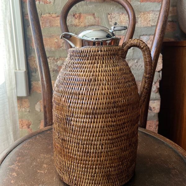 Vintage ‘Pronto’ Rattan Wrapped Carafe by Ola Olsson for XTRA