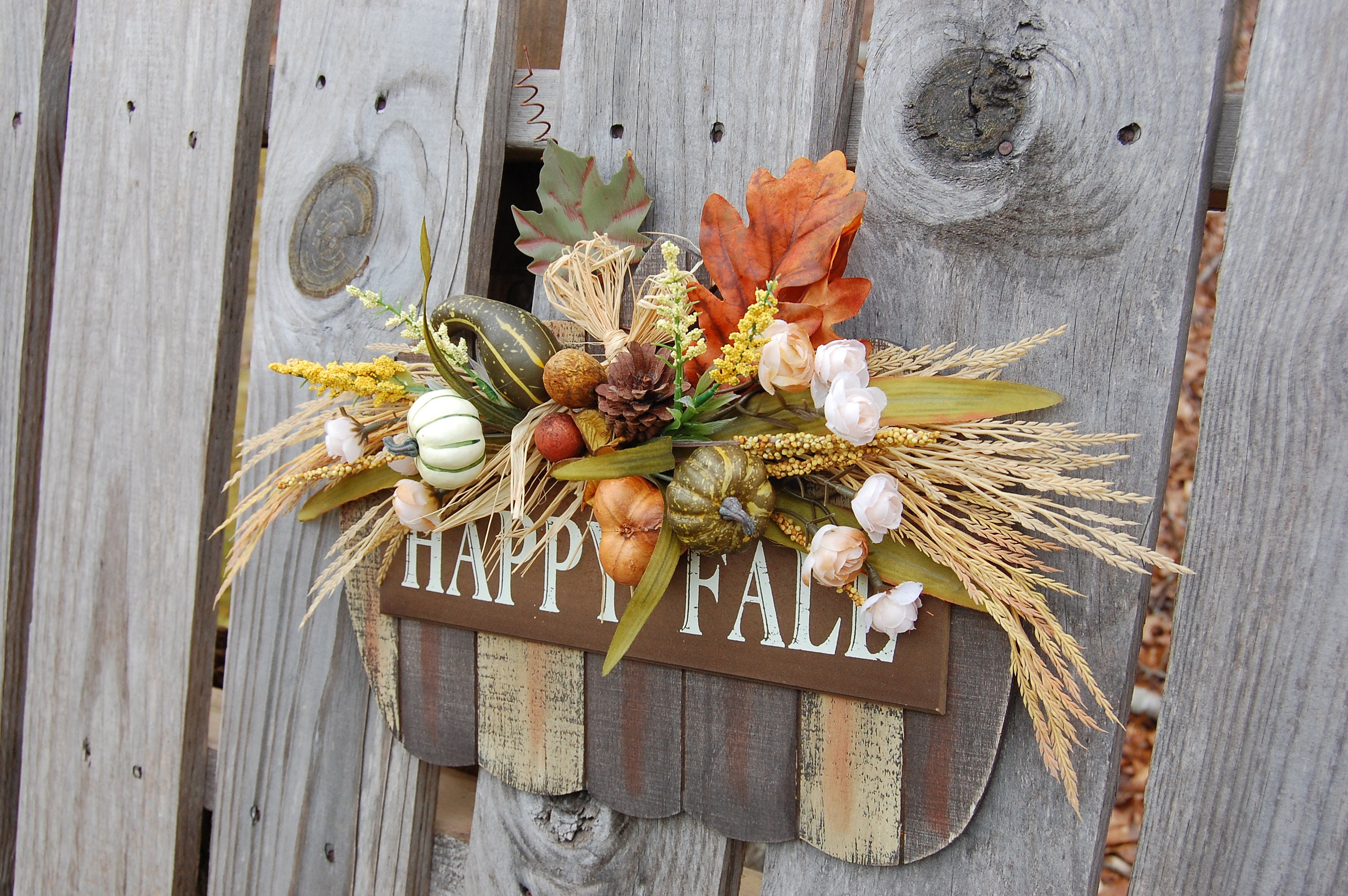 Colgador de puerta de otoño percha de pared de otoño | Etsy