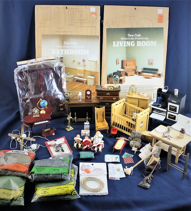 vintage miniature furniture