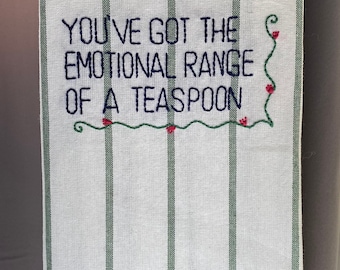 Harry Potter Kitchen Towel You have the emotional range of a teaspoon 31 x 31 inches