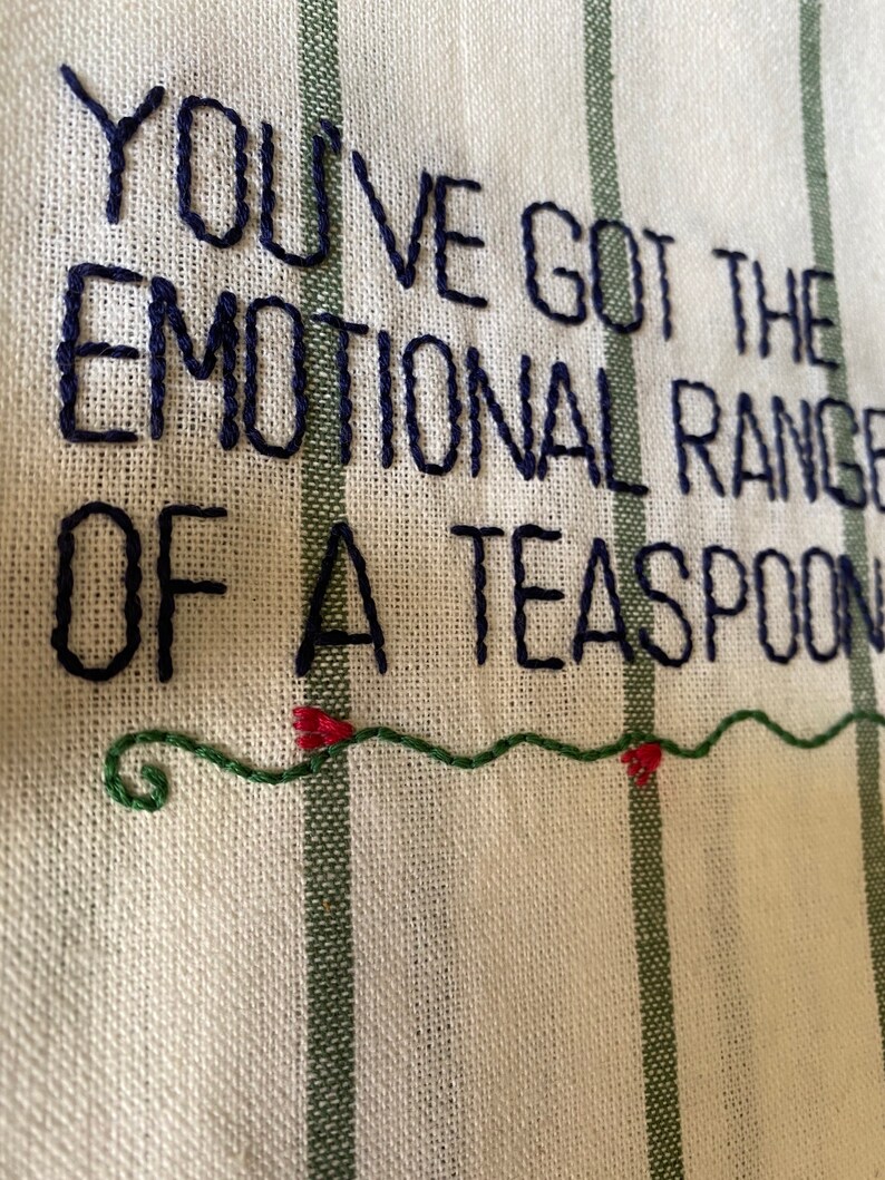 Harry Potter Kitchen Towel You have the emotional range of a teaspoon 31 x 31 inches