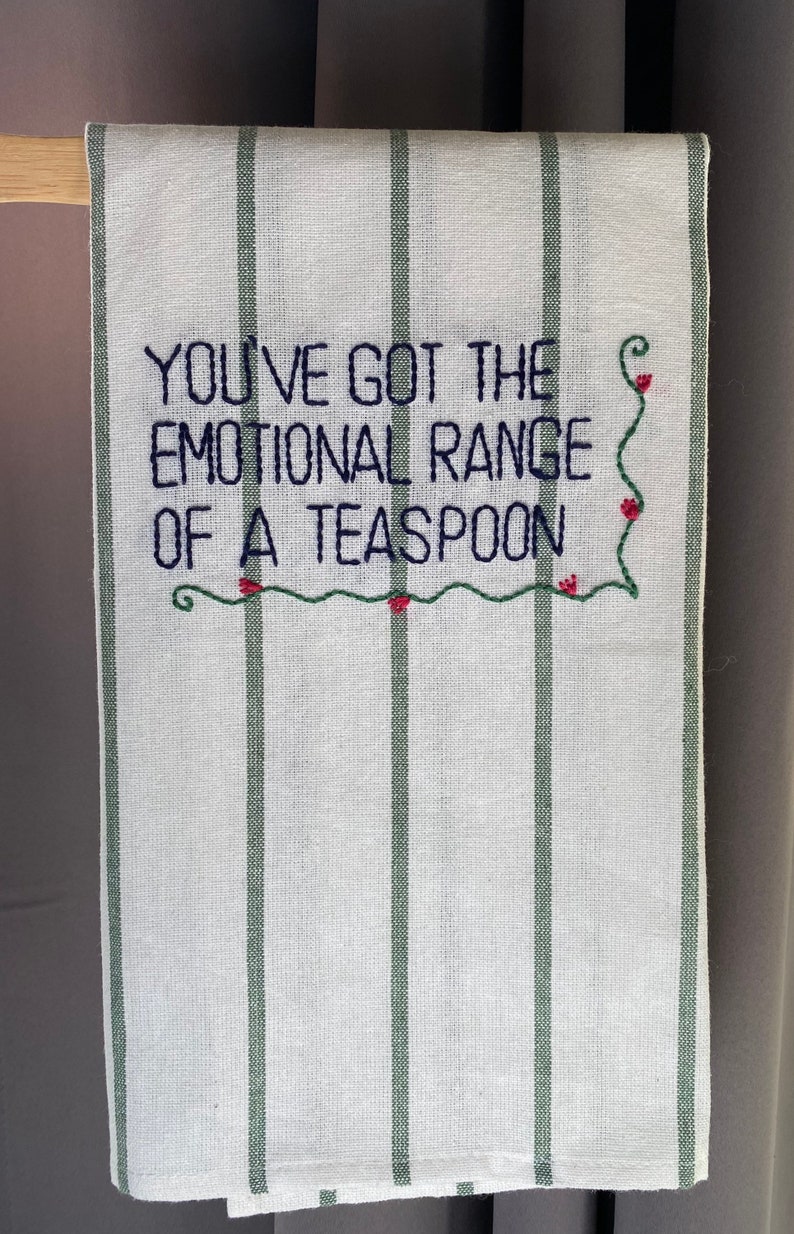 Harry Potter Kitchen Towel You have the emotional range of a teaspoon 31 x 31 inches
