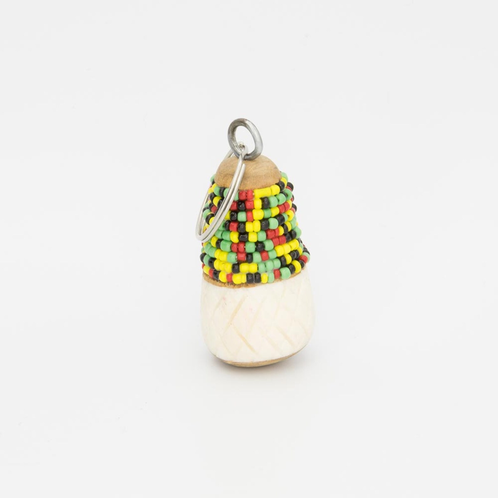 African wood and Bone Masai beaded key holders Home Etsy