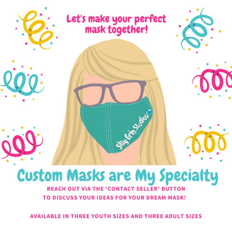 Micro Happy Teeth DENTAL OFFICE Mask Nonmedical Face Mask Etsy