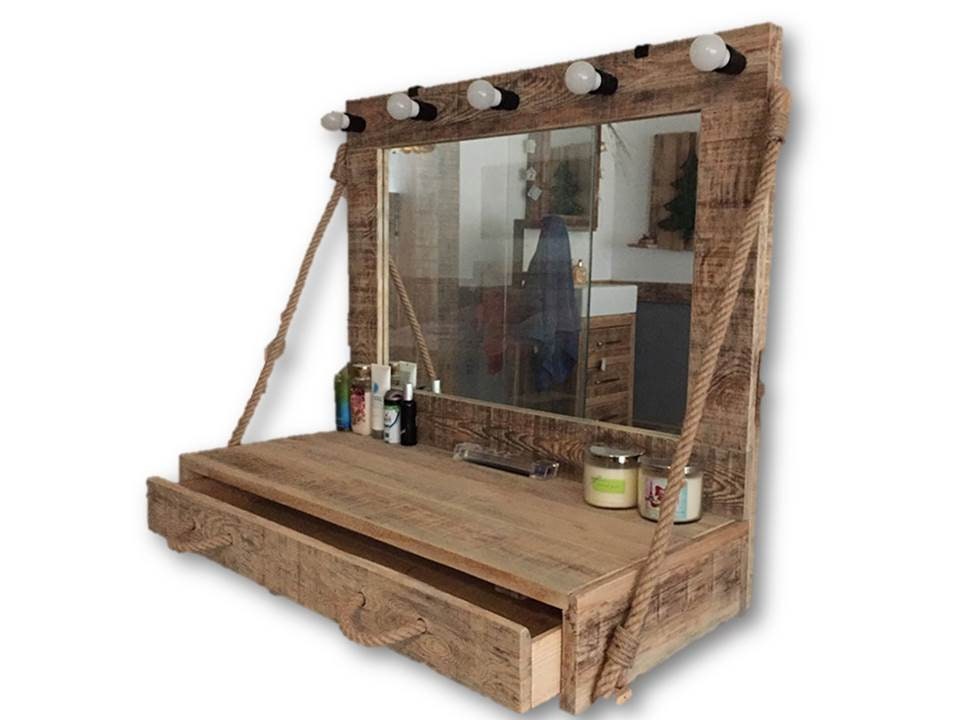 Customizable Natural Wood Vanity Table Backstage Mirror With Canada Customizable Natural Wood Vanity Table, Natural Wood Vanity Canada