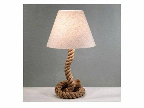 rope table lamp