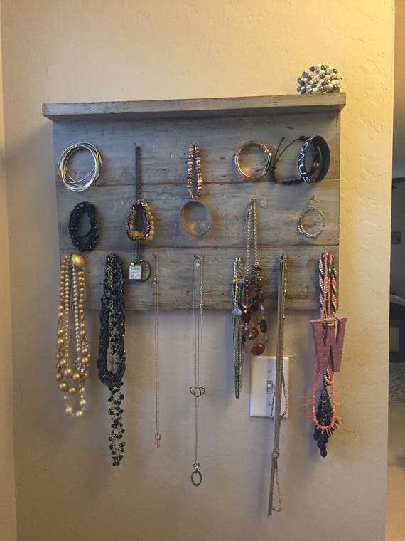Rustic Farmhouse Jewelry Holder Etsy Australia