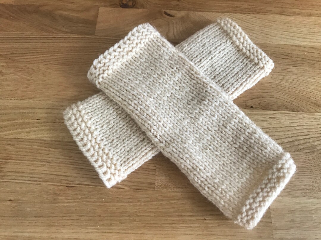 Hand Warmer Knitting Pattern Download Fingerless Easy Beginner Gift Etsy