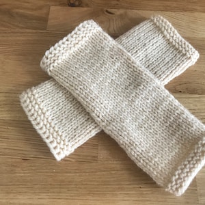 Hand warmer knitting pattern download fingerless easy beginner gift