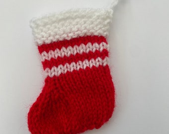 Christmas mini stripe stocking decor advent calendar