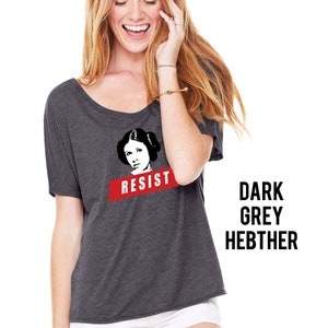 PRINCESS LEIA RESIST Star Wars Carrie Fisher Anti-Trump T-Shirt Join the Resistance