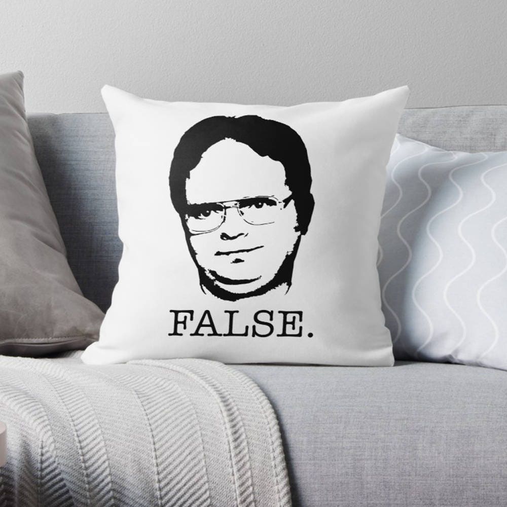dwight schrute pillow