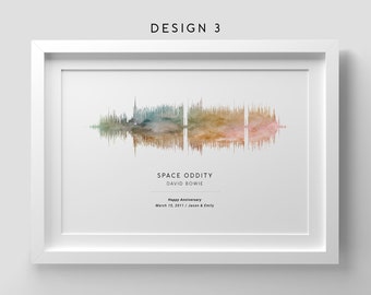 Aangepaste Sound Wave Art, SoundWave Art Print, muziek kunst aan de muur, bruiloft lied cadeau, lied muur decor poster, favoriete liedje cadeau, kunst aan de muur wordt afgedrukt