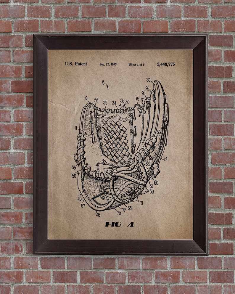 Baseball Patent Print Set of 3 Baseball,DIGITAL DOWNLOAD Baseball Art,Baseball Wall Art,Baseball poster,Baseball Bat,Baseball Glove