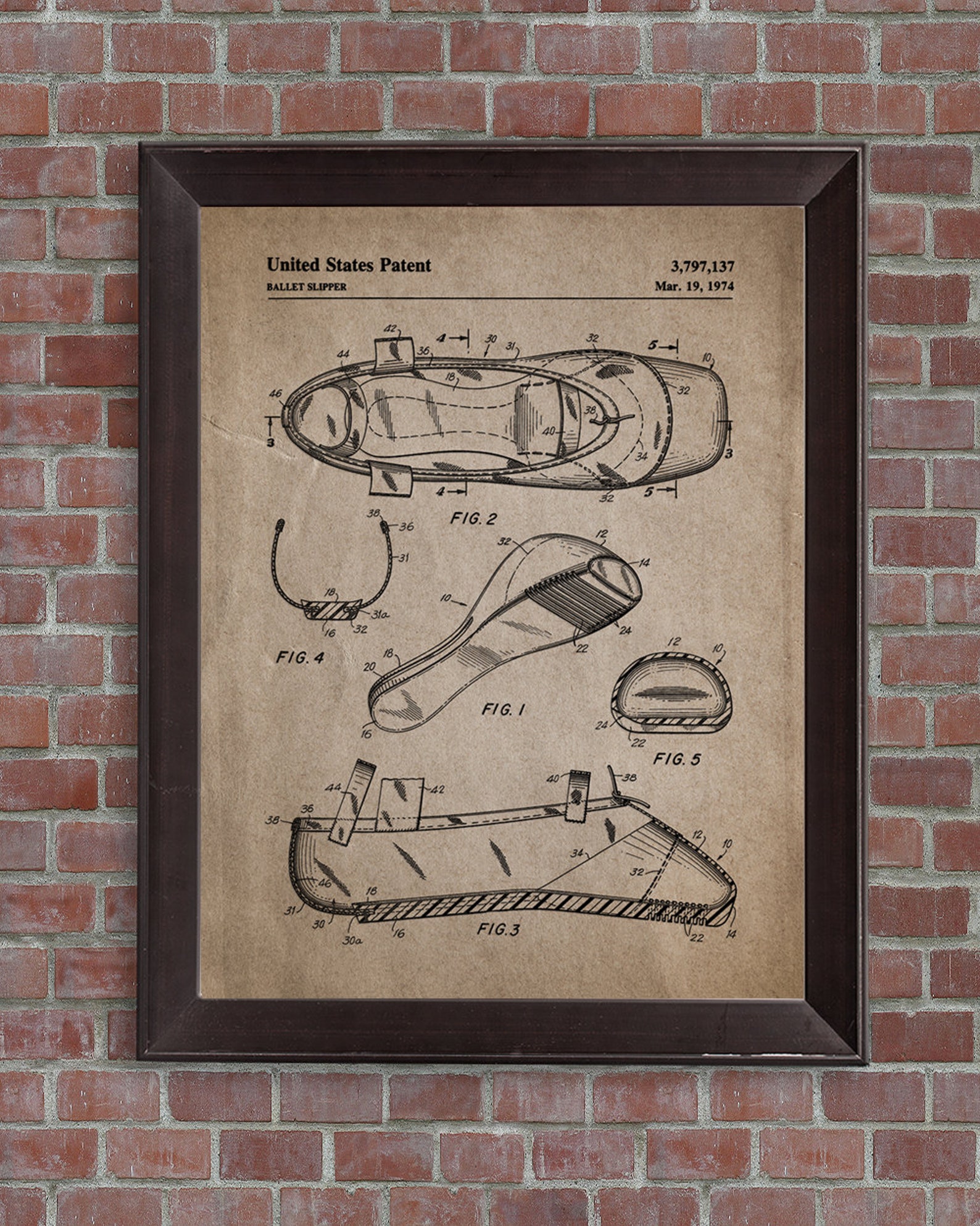 ballet shoe patent print set of 2,vintage ballet poster, ballet wall print, ballet slipper poster,digital download ballet shoe patent print set of 2,vintage ballet poster, ballet wall print, ballet slipper poster,digital download
