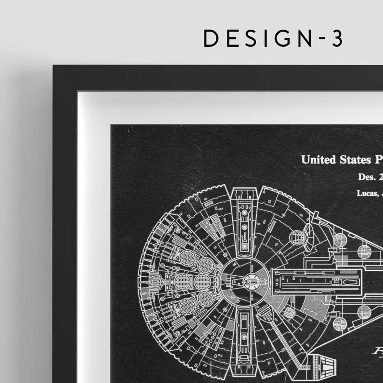 Star Wars Patent Print Set of 4star Wars Print Star Wars Etsy Australia