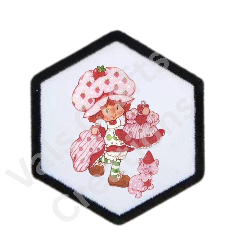 Strawberry Shortcake Patch Pack • 5 Iron‑on or Sticker Patches - Etsy