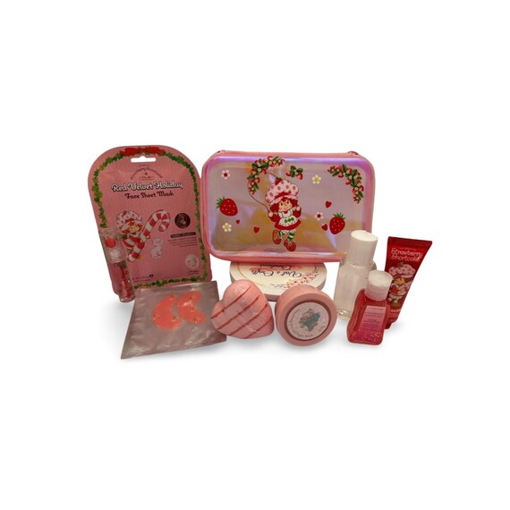 Strawberry Shortcake Hard Case Self‑Care Bundle 3 Designs