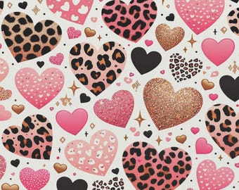 Hearts Design Mouse Pad - Optimal Thickness & Durable Build