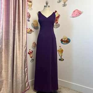 Formal Eggplant Dress - Etsy