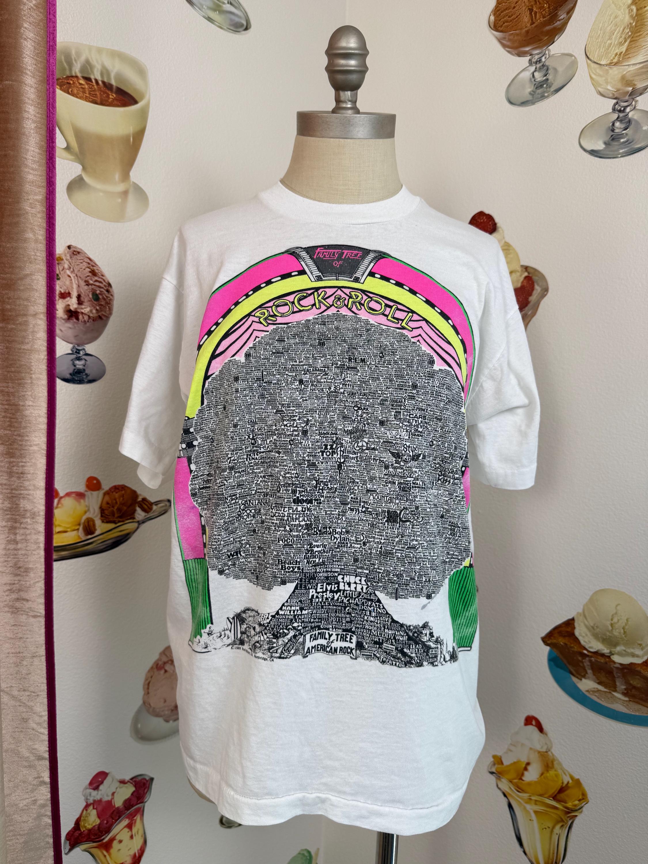 Family Tree of Rock N Roll T Shirt - Etsy